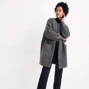 Madewell Bonded Sherpa Cocoon Coat